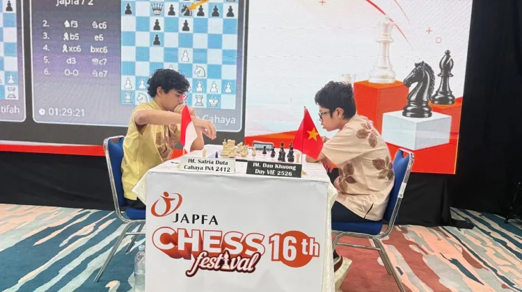 Sebanyak 520 Pecatur Ikuti JAPFA Chess Festival 2026