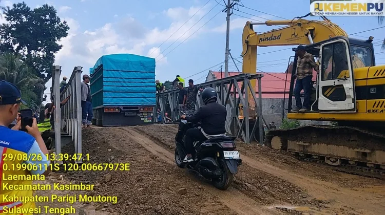Kementerian PU Pulihkan Akses Trans Sulawesi Pascabanjir Parigi Moutong