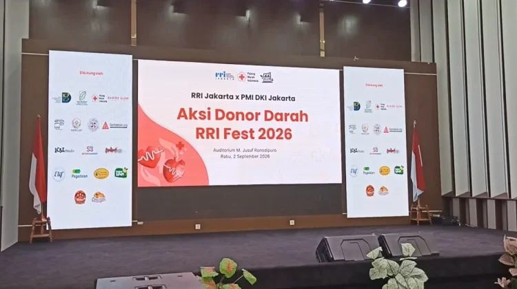 Sambut Hari Radio! Ratusan Peserta Ramaikan Aksi Donor Darah RRI Fest 2026