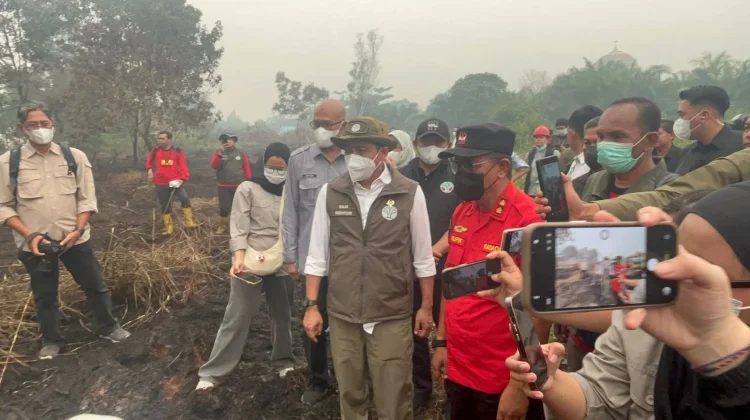 Menhut: Titik Panas Turun, Kondisi Karhutla Kalbar Belum Baik