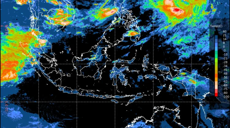 Prakiraan Cuaca Ibu Kota Provinsi se-Indonesia, 4 September