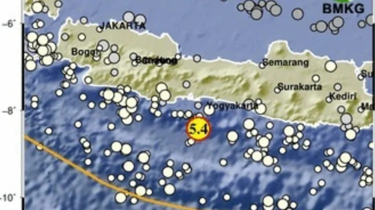 Gempa M5,4 Guncang Cilacap, BMKG Laporkan Tak Berpotensi Tsunami