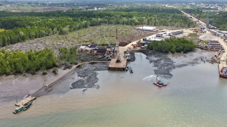 Kementerian PU Percepat Jembatan Pulau Laut, Progres Capai 11,3 Persen