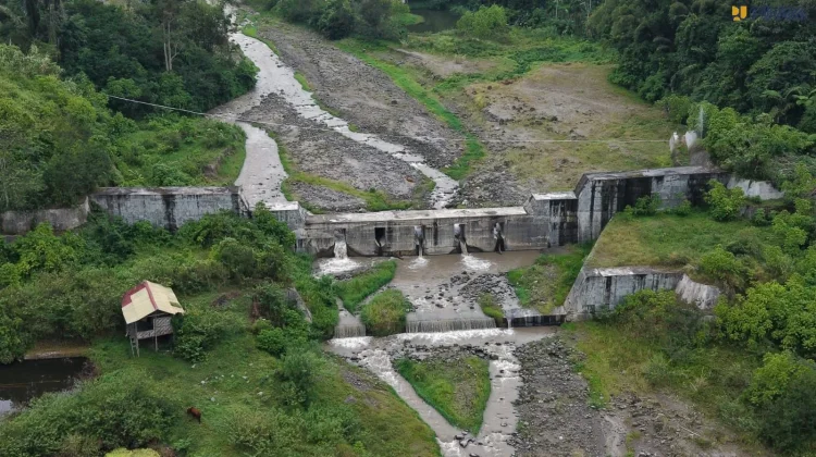 Kementerian PU Cek 28 Sabo Dam Gunung Sinabung Hadapi Potensi Lahar Dingin