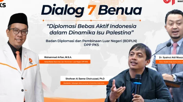 DPP PKS Gelar Dialog Tujuh Benua Bahas Diplomasi Indonesia soal Palestina