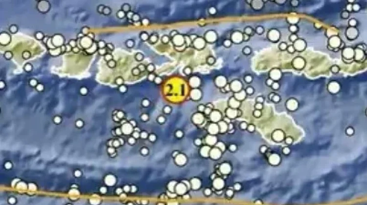 Gempa Magnitudo 2,1 Terjadi 74 Km Barat Daya Dompu