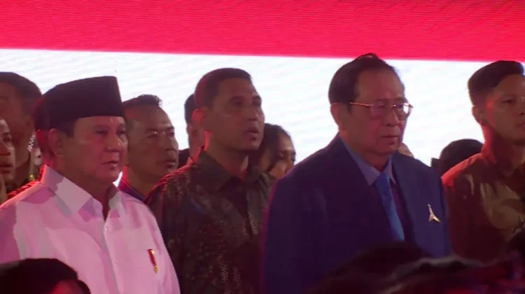 Hadiri HUT ke-25 Partai Demokrat, Presiden: Terima Kasih Atas Kehormatannya