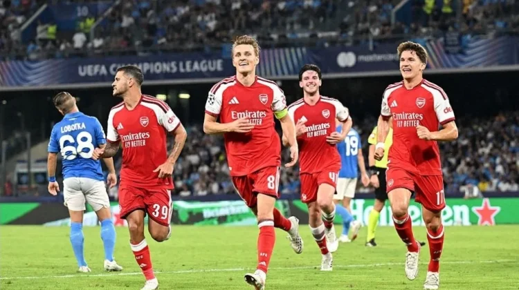 Arsenal Kalahkan Napoli 1-0 di Maradona, Odegaard Jadi Pahlawan