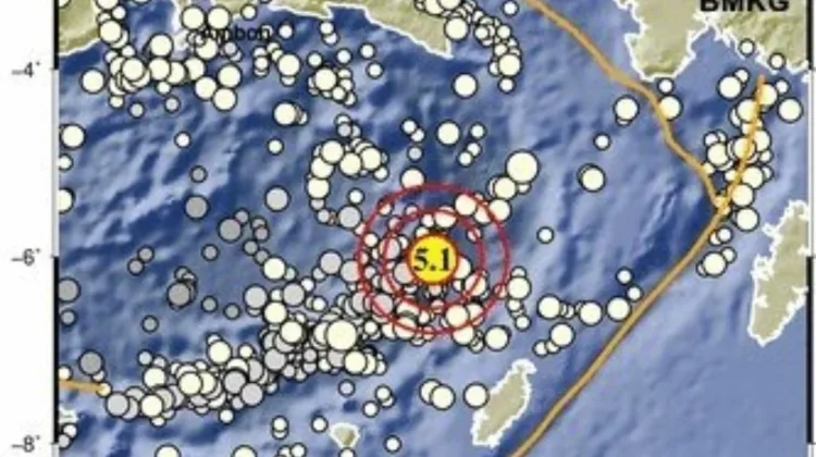 Gempa Magnitudo 5,1 Guncang Laut Banda, Tak Berpotensi Tsunami