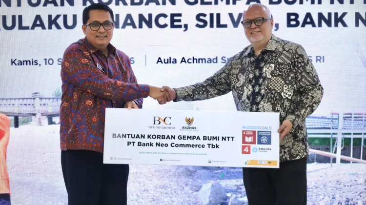 Akulaku Group Salurkan Rp75 Juta untuk Penyintas Gempa NTT melalui BAZNAS