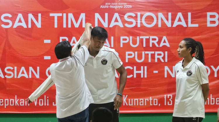 Tim Voli Pantai Putra Bidik Emas, Tim Putri Kejar Lima Besar Asian Games 2026