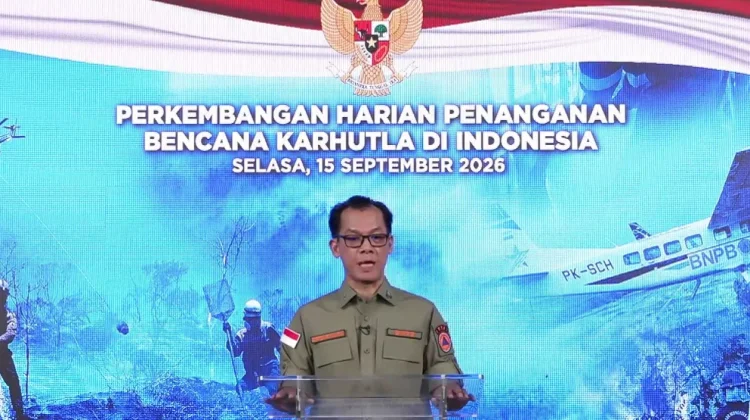 BNPB Paparkan Kondisi Karhutla 15 September 2026 di Sejumlah Wilayah Indonesia