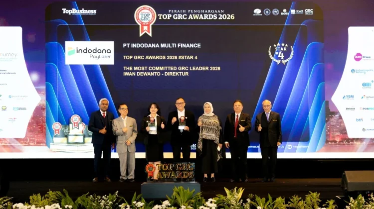 Indodana Finance Raih Dua Penghargaan di TOP GRC Awards 2026