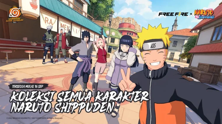 Free Fire x NARUTO SHIPPUDEN Kembali Hadir, Simak Fitur Terbarunya