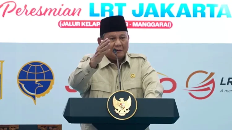 Presiden Prabowo Pastikan Danantara akan Bantu Pembangunan LRT Jakarta