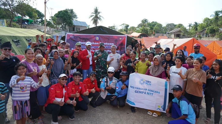 SP PLN dan YBM PLN Bangun 25 Hunian Bencana di Flores