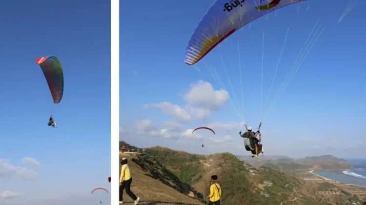 KONI Ajak Delegasi Timor Leste Jajal Paralayang Sky Lancing
