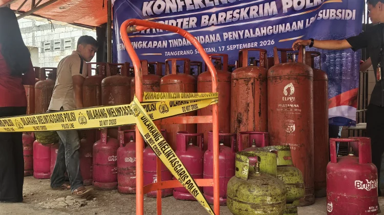 Bareskrim Grebek Penyuntikan Elpiji Subsidi di Tangsel, Banten