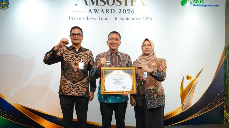 Pemkab Bojonegoro Raih Peringkat Kedua Jamsostek Award Jawa Timur 2026