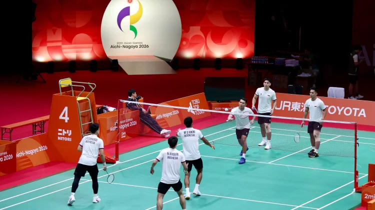 Adaptasi Jadi Fokus, Tim Bulu Tangkis Indonesia Jajal Arena Pertandingan