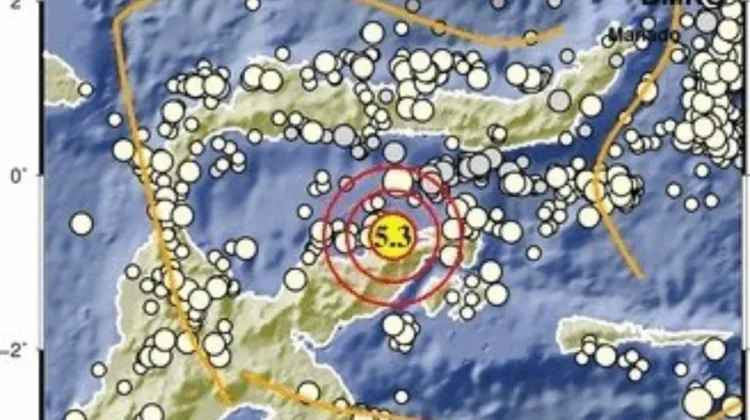 Gempa Magnitudo 5,3 Guncang Pantai Utara Banggai, Tak Berpotensi Tsunami