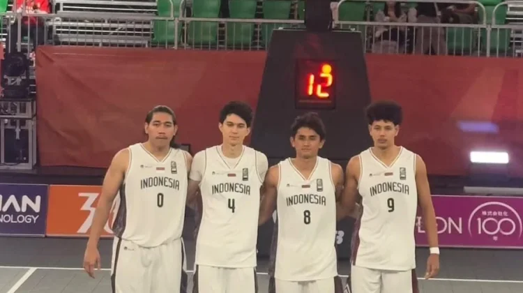 Timnas Basket Putra Indonesia 3x3 Hadapi Taiwan