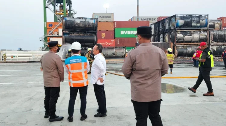 Kontainer Terbakar di NPCT1, Polisi Gandeng Labfor