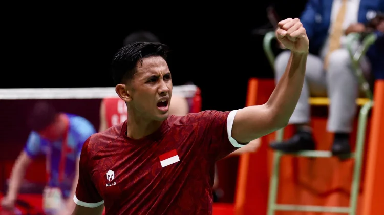 Pantang Menyerah, Bulu Tangkis Beregu Putra Persembahkan Emas Pertama Indonesia