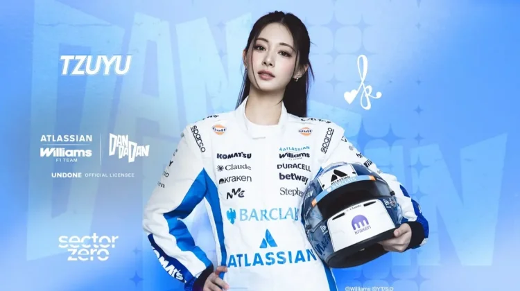 Tzuyu TWICE Ditunjuk Jadi Pengisi Theme Song Kolaborasi Williams F1 x 'DAN DA DAN'