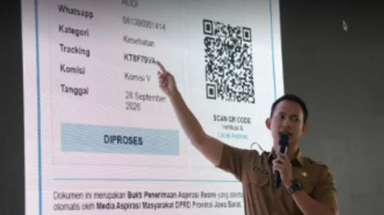 DPRD Jabar Buka Kanal Penyampaian Aspirasi 24 Jam lewat Aplikasi HUDANG