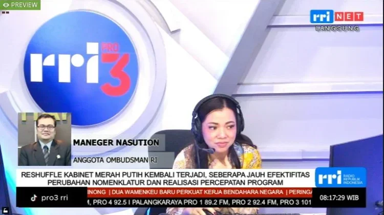 Ombudsman: Reshuffle Ketujuh Harus Tingkatkan Kualitas Layanan Publik