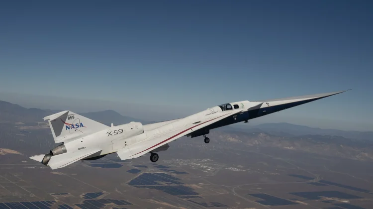Pesawat X-59 NASA Pecahkan Rekor Uji Terbang dengan Menembus Mach 1,53