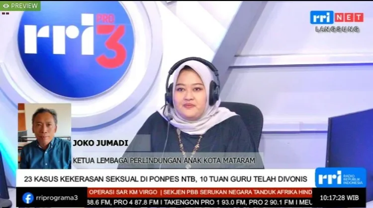 LPA Mataram Temukan 23 Kasus Kekerasan Seksual di Ponpes