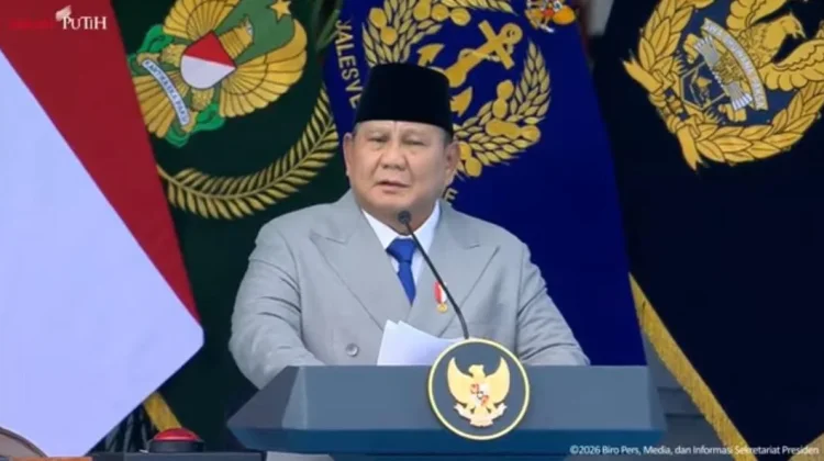 Presiden Prabowo Sebut Kekuatan TNI Tidak Bisa dipisahkan dari Rakyat
