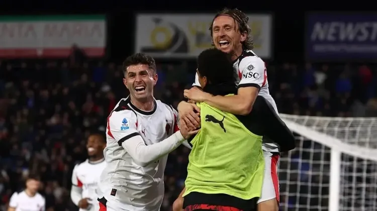 Gol Modric Menangkan Milan atas Pisa