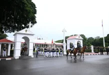 Upacara Serah Terima Pengawal istana Kepresidenan, Berlangsung Khidmat