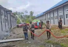 Aparat Gabungan Selidiki Pembakaran di SMAN 2 Dekai Yahukimo