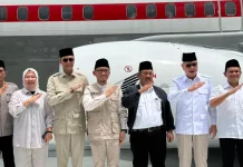 Wamenhaj Resmikan Pesawat Hibah Garuda Indonesia di Banda Aceh