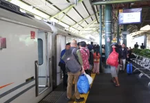 Puncak Arus Balik KAI di Jakarta Capai 38.793 Penumpang