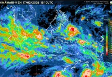 Prakiraan Cuaca Ibu  Kota Provinsi se-Indonesia, 18 Februari