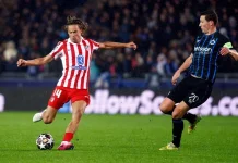 Club Brugge KV Tahan Imbang Atletico Madrid dalam Drama Enam Gol