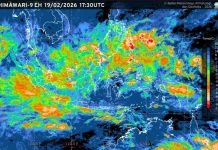 Prakiraan Cuaca Ibu  Kota Provinsi se-Indonesia, 20 Februari