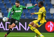 Dua Gol Berardi bawa Sassuolo Tundukkan Verona