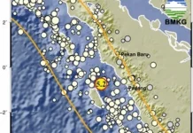 Gempa Magnitudo 5,2 Guncang Kepulauan Mentawai Minggu Malam