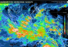 Prakiraan Cuaca Ibu  Kota Provinsi se-Indonesia, 23 Februari