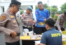 Anggota Polres Tangsel Jalani Tes Urin buntut Kasus Narkoba AKBP Didik