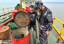 TNI AL Gagalkan Dugaan Distribusi BBM Ilegal di Perairan Makassar