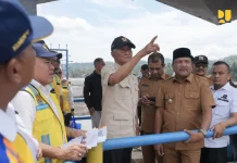Menteri Dody Pastikan Air Bendung Pante Lhong Mengalir Kembali Pascabanjir