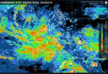 Prakiraan Cuaca Ibu  Kota Provinsi se-Indonesia, 25 Februari