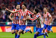 Hattrick Sorloth bawa Atletico Madrid Lolos Babak16 Besar Liga Champions